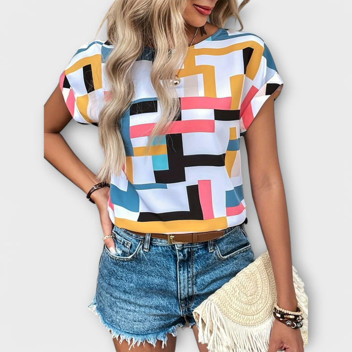 Chloe - Kratka bluza s kratkimi rokavi