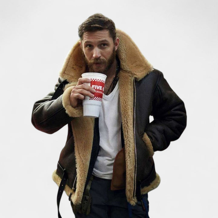 Tilen – Moška zimska jakna z ovčjo podlogo