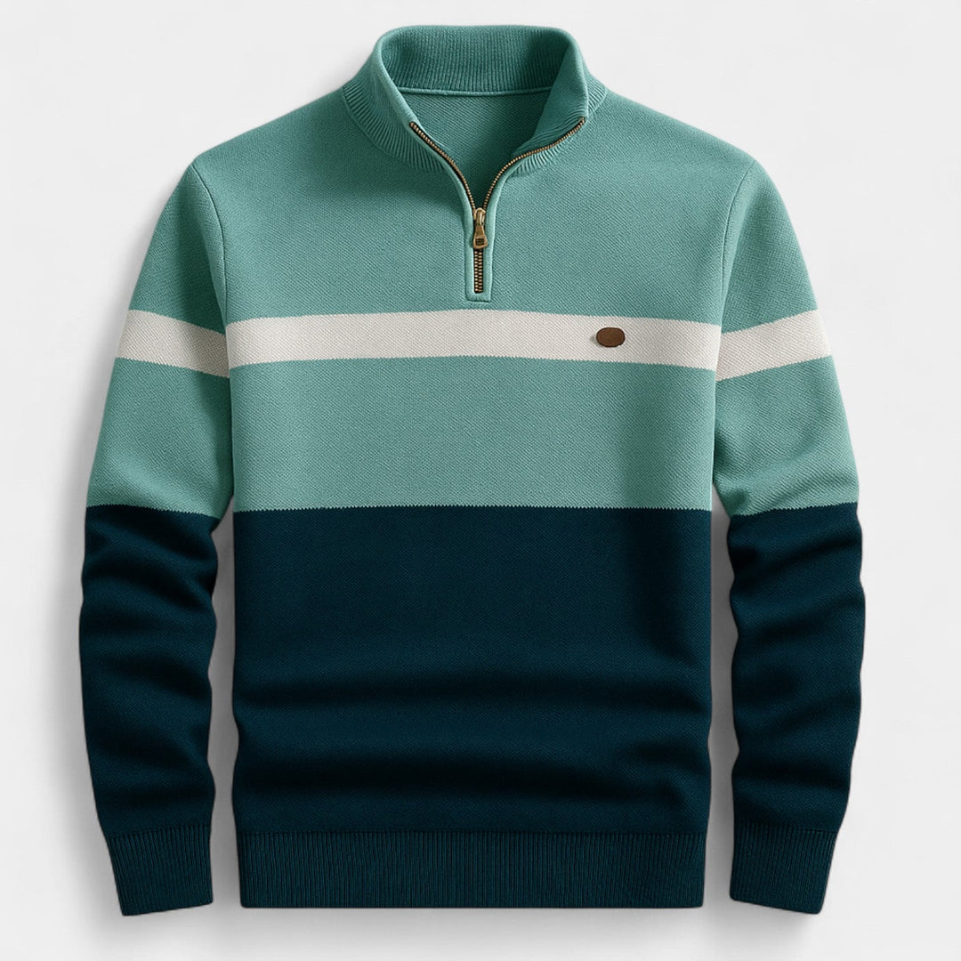 Jan – Moški pulover s četrtno zadrgo