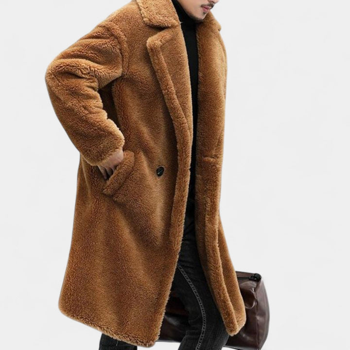 Patrik – Zimski teddy plašč s klapo