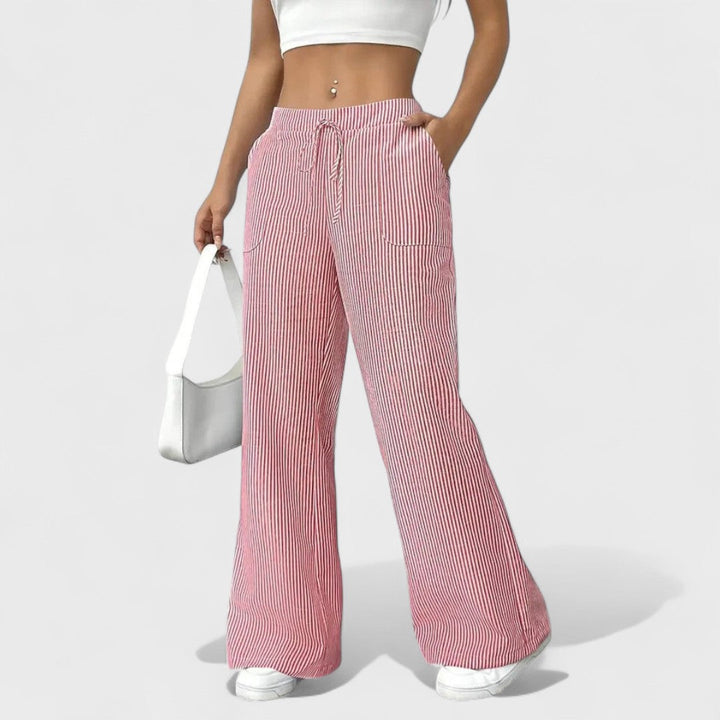 Dominique - Udobne Široke Hlače