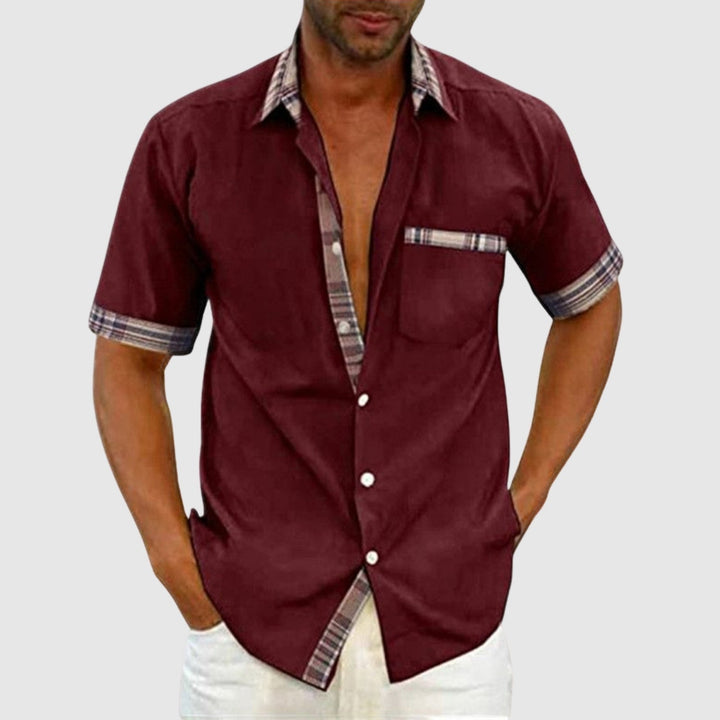 Libuše – Ležerna srajca s kratkimi rokavi