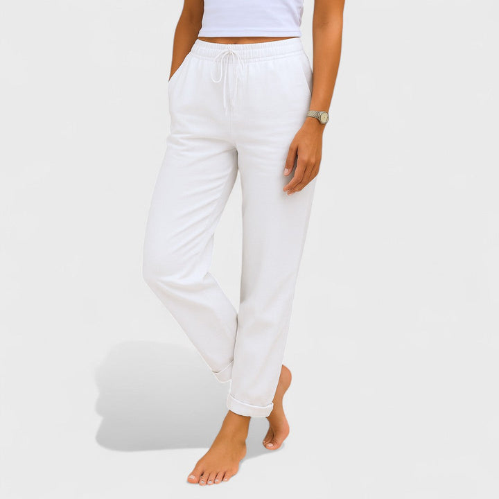 Klára - lanene Stretch Hlače