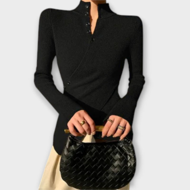 Michiko – Eleganten pulover iz bombažnega jersija