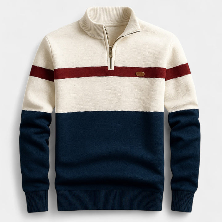 Jan – Moški pulover s četrtno zadrgo