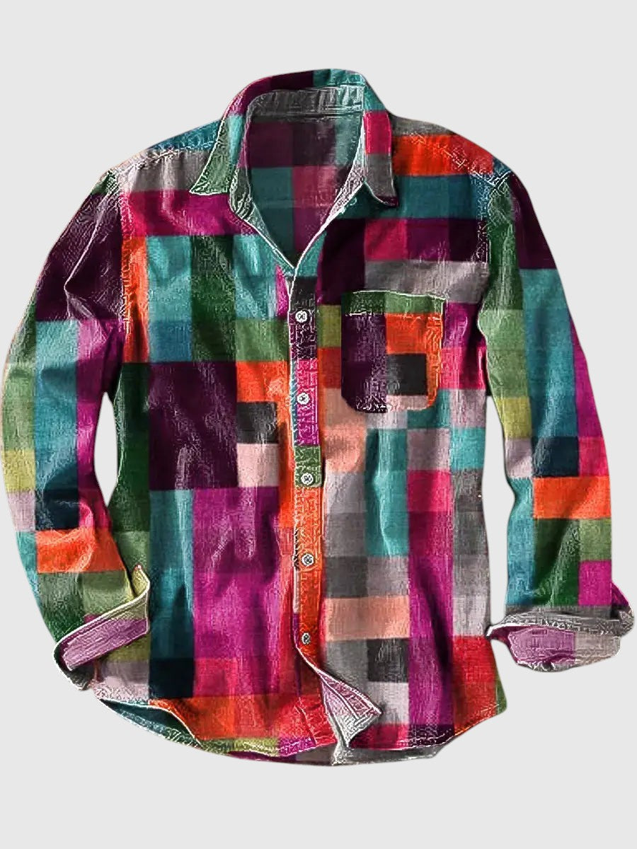 JOEL | Srajca z dolgimi rokavi z vzorcem