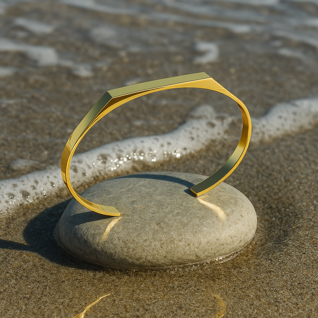 Coralia | Zlati linijski zapestnica