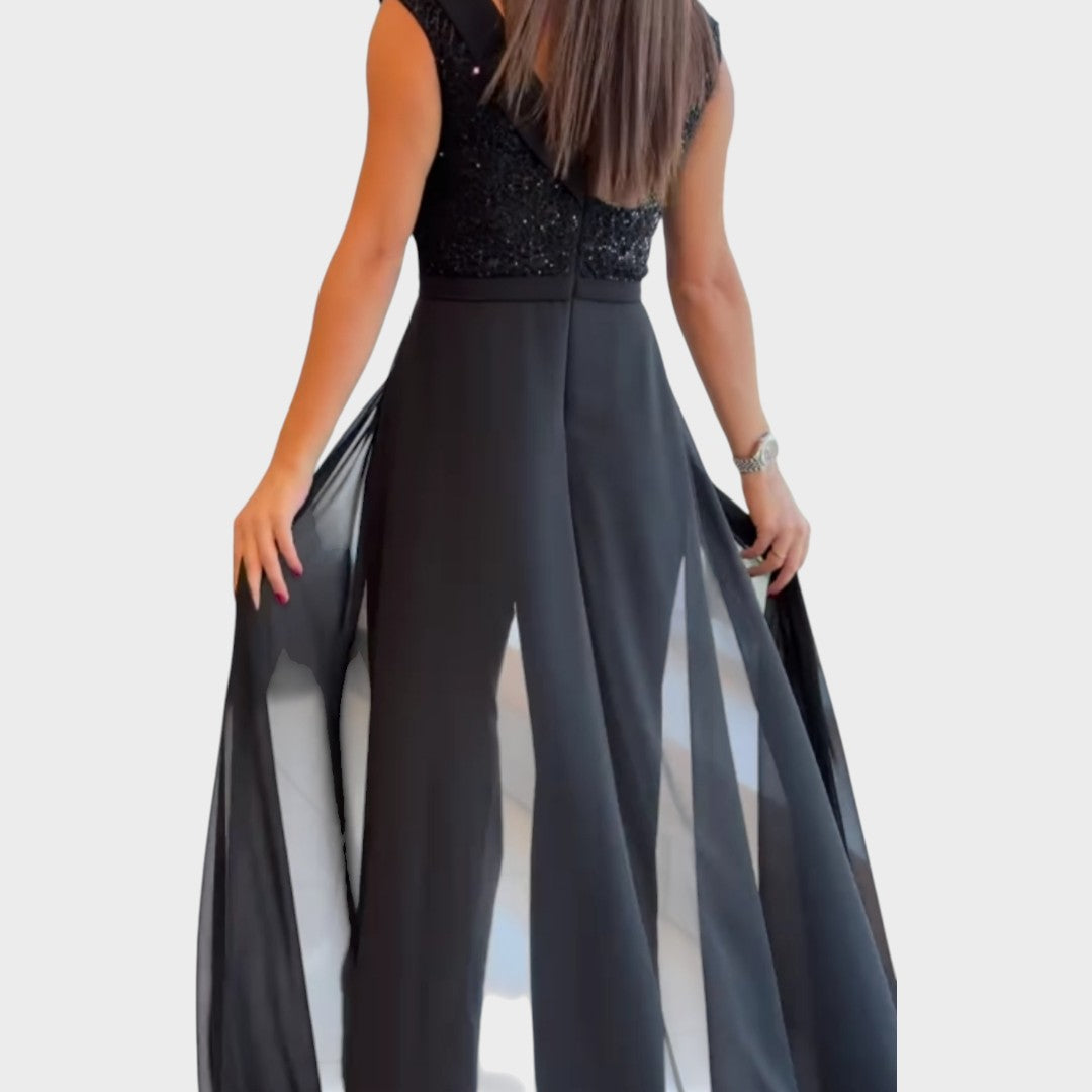 Lina - Stilski Večerni Kombinezon