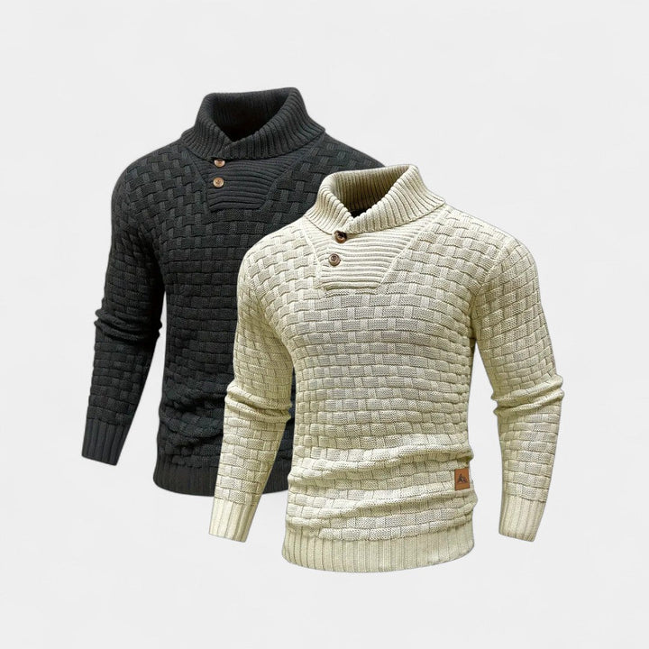 Elías – Paket 2 puloverjev s polo ovratnikom