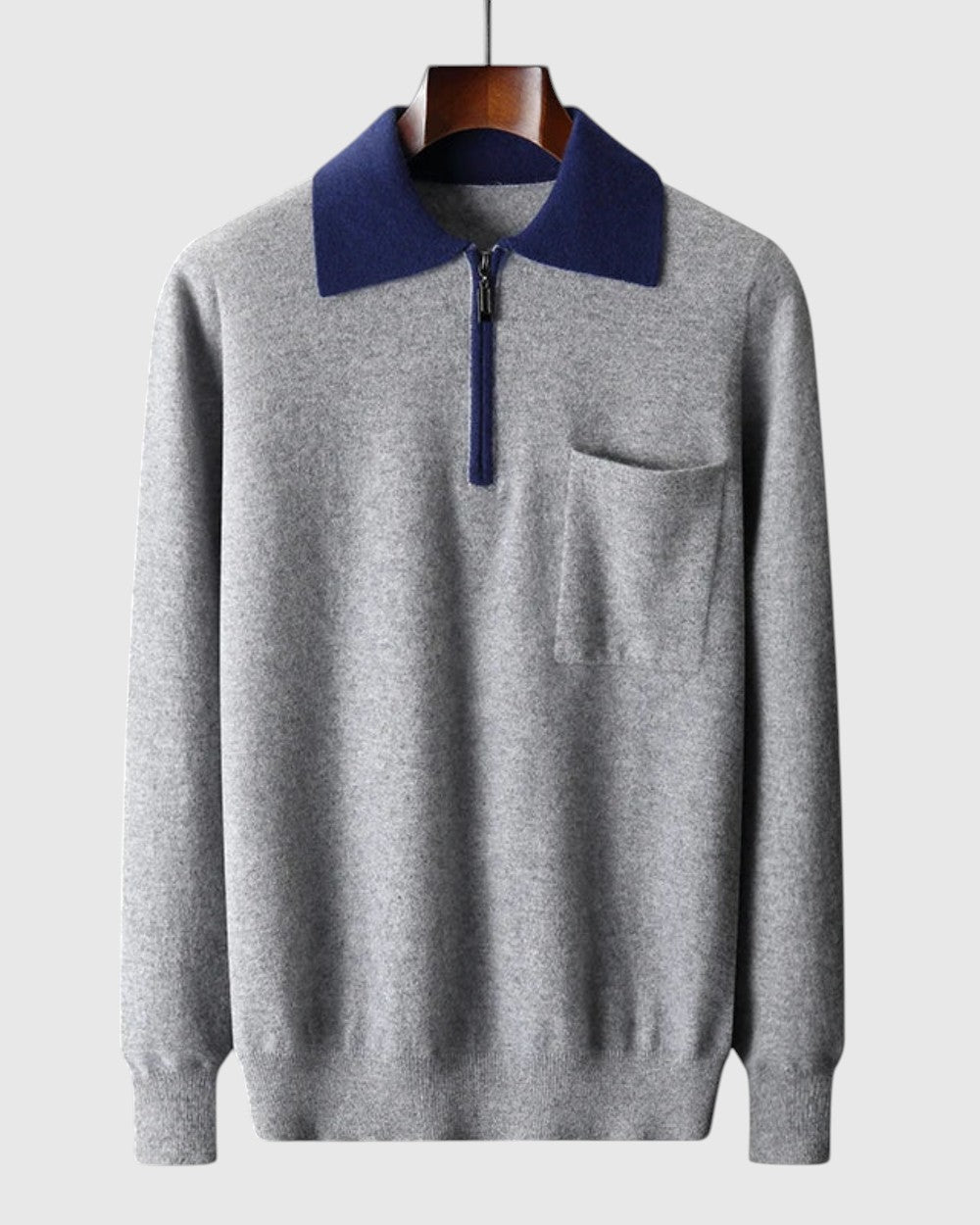 Libuše - Polo Castelle z zadrgo iz kašmirja