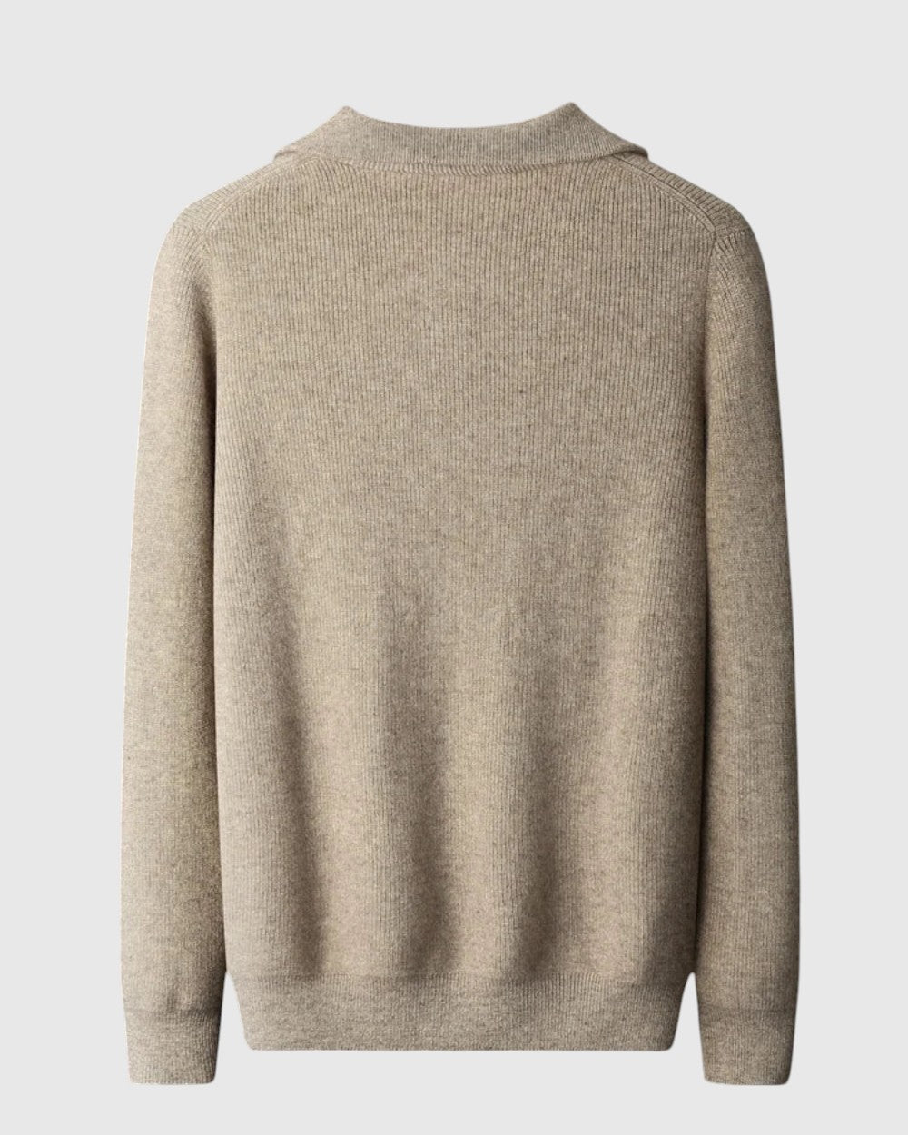 Libuše - Pulover Portofino iz kašmirja s polovičnim zadrgo