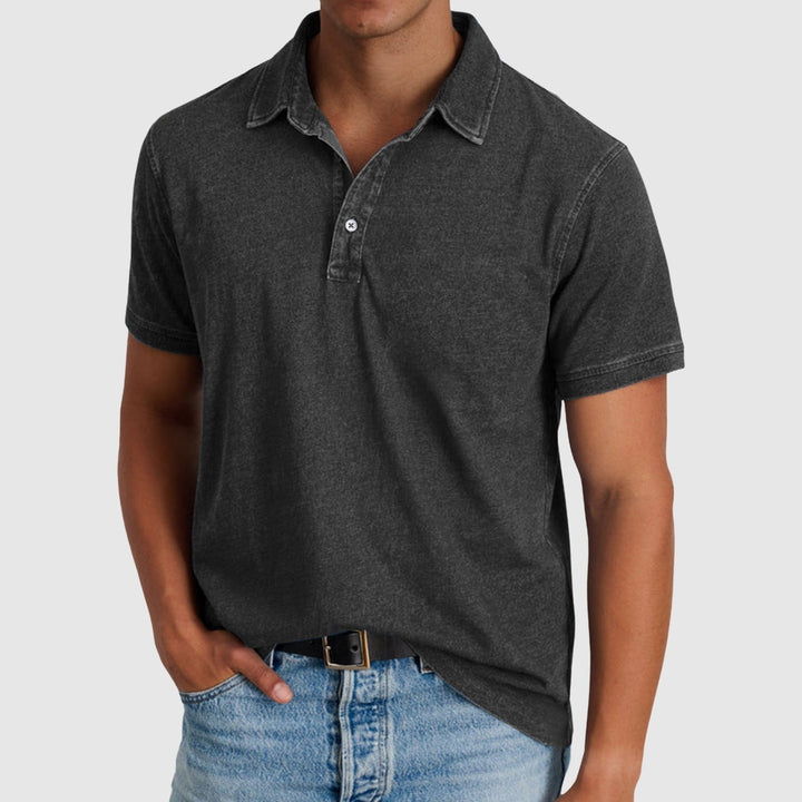 Libuše – Vintage polo majice z gumbno zanko