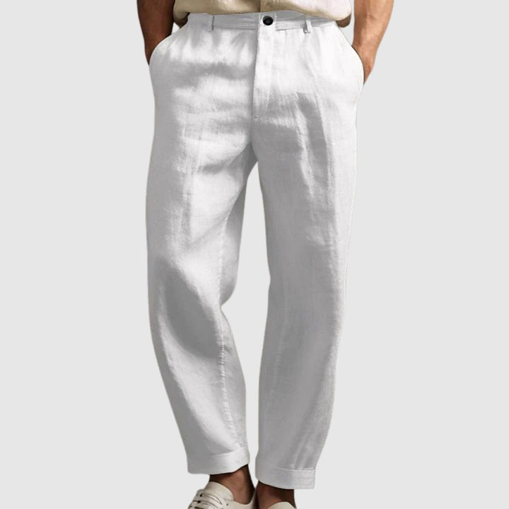 Libuše - Poletne hlače iz bombaža in lanu