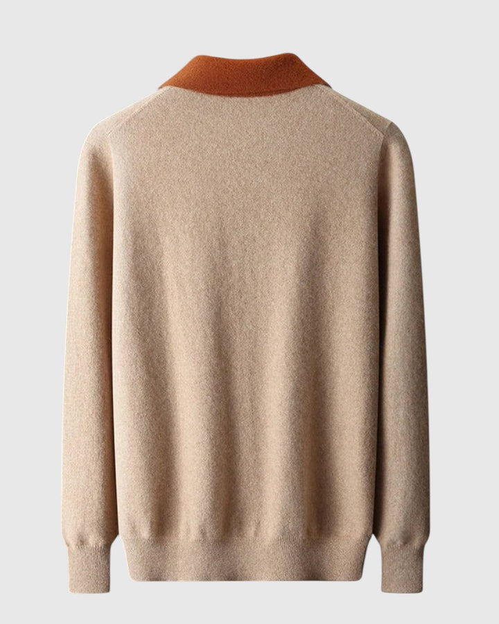 Libuše - Polo Castelle z zadrgo iz kašmirja