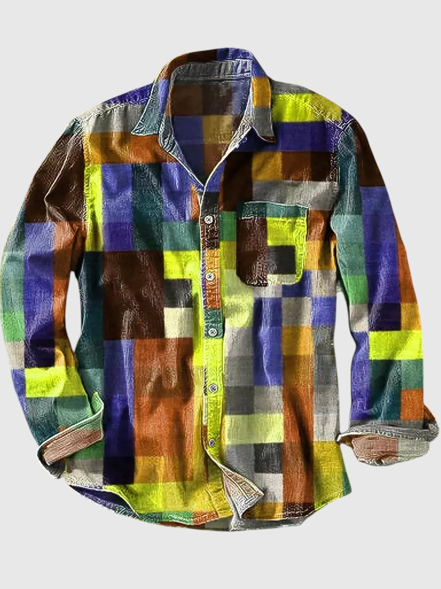 JOEL | Srajca z dolgimi rokavi z vzorcem