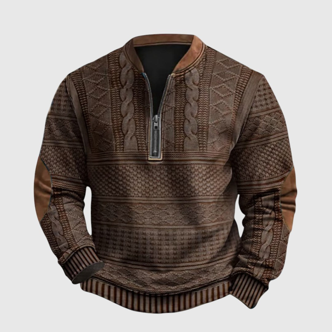 Charles - Pulover s polovičnim zadrgo