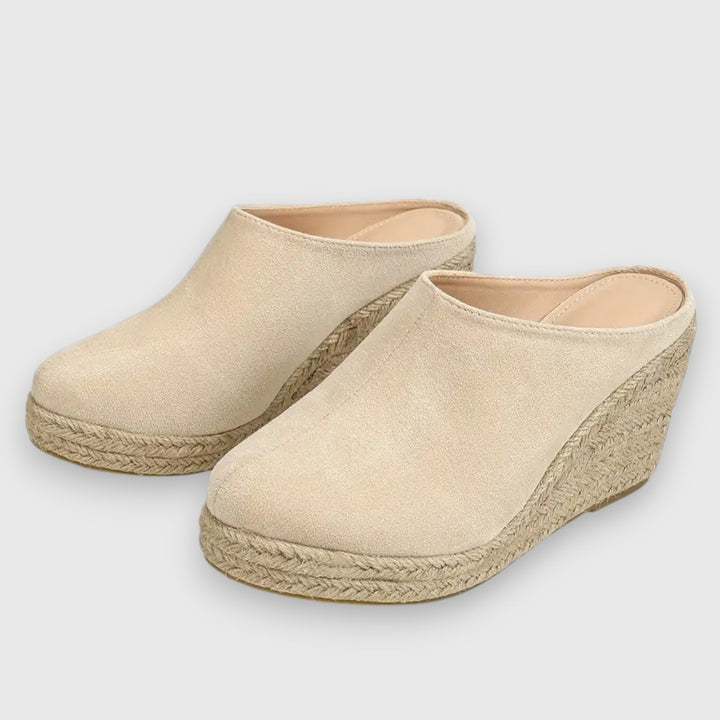 Sienna – Espadrilke na klinastem petu