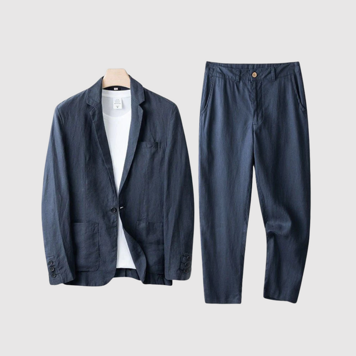 Libuše – Laneni komplet s naravno eleganco