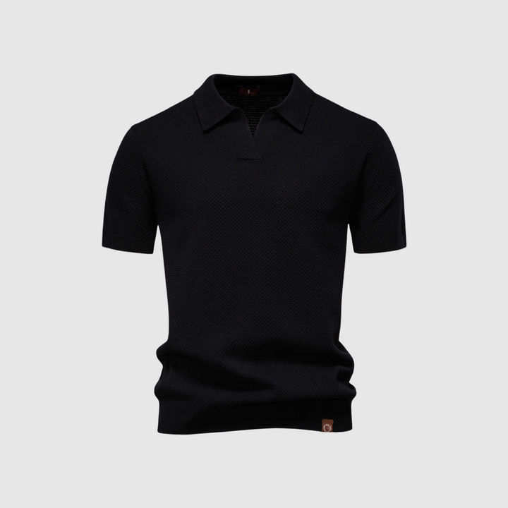 Libuše – Strukturirana polo majica za eleganten in udoben stil