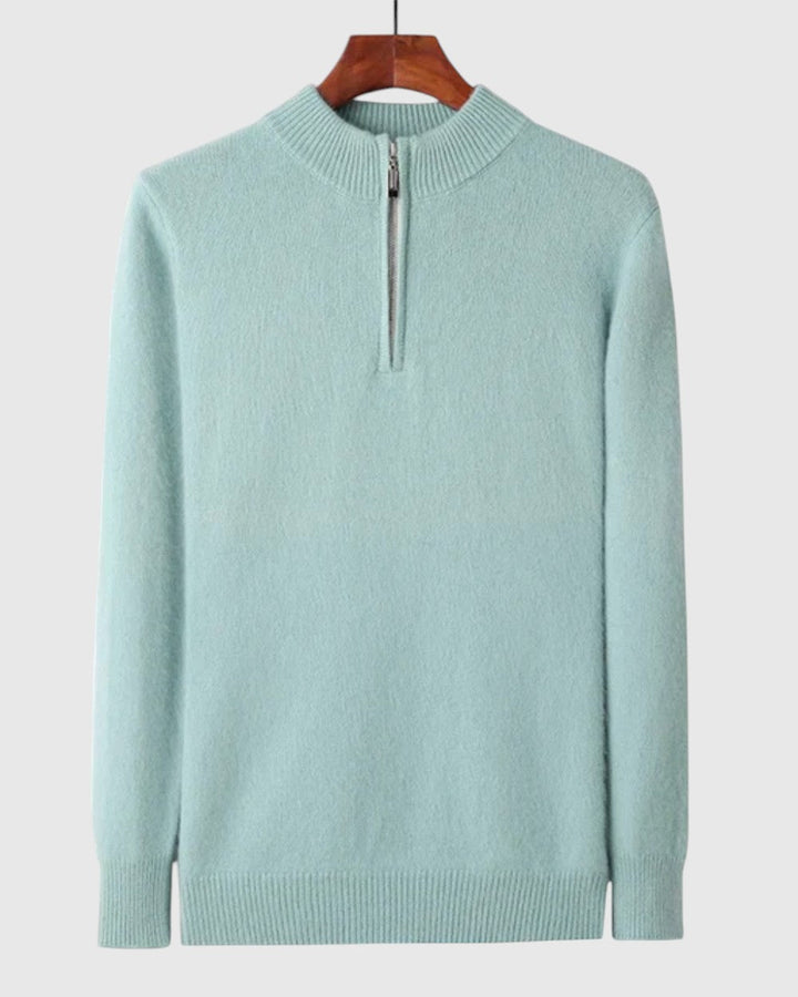 Libuše - Kardigan iz kašmirja Genève z zadrgo