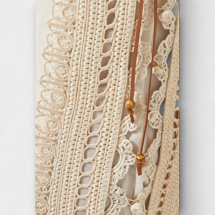 Mira - Tkane prazne organzine maxi obleke