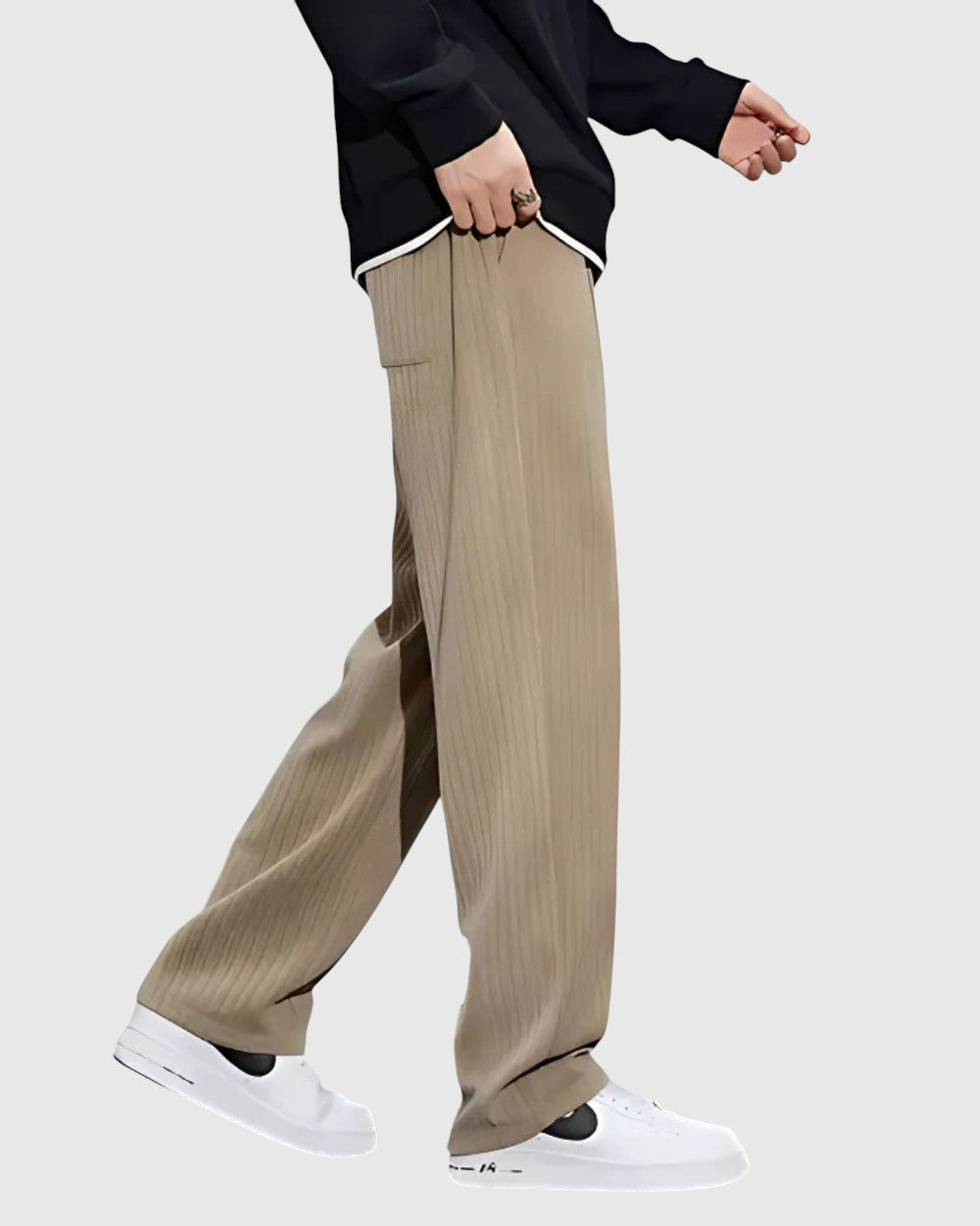 Libuše - Hlače iz kordne tkanine Naples