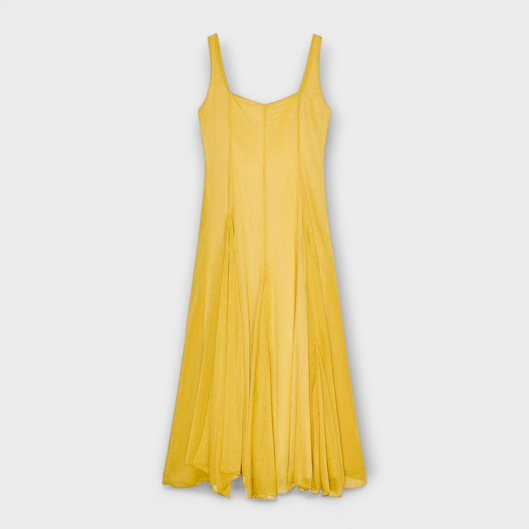 Lilith - Obleka s kvadratnim izrezom