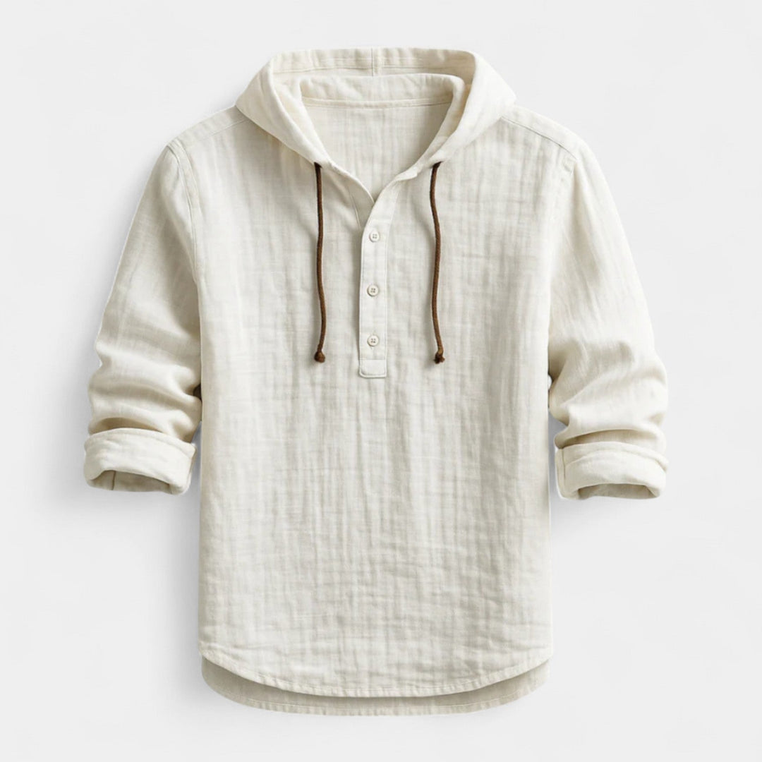 Adam – Lanena srajca s kapuco