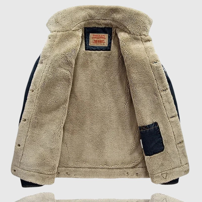 Bohumil - Jeans jakna z notranjo podlogo