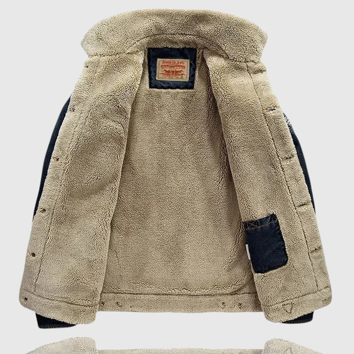 Bohumil - Jeans jakna z notranjo podlogo