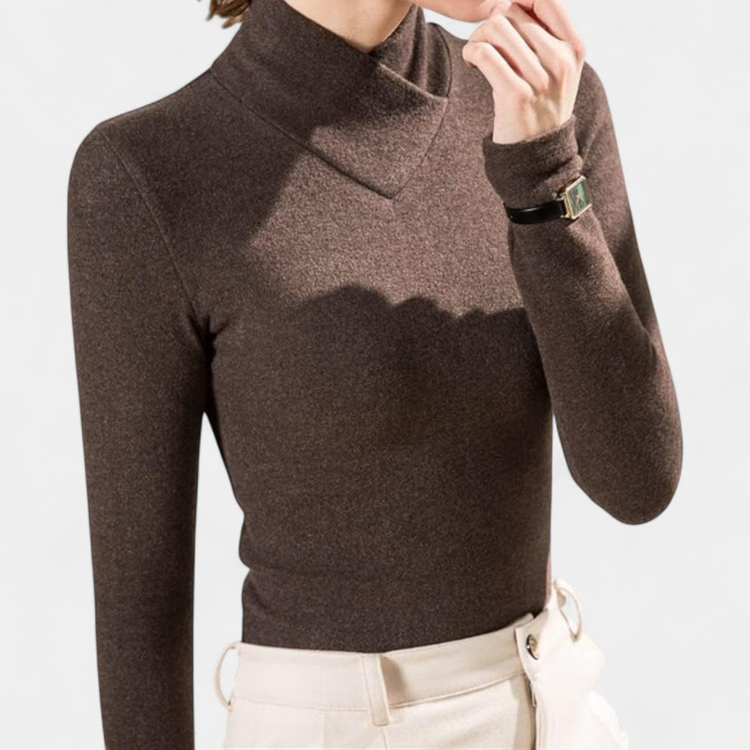 Veronika – Elegantna pulover s tesnim krojem