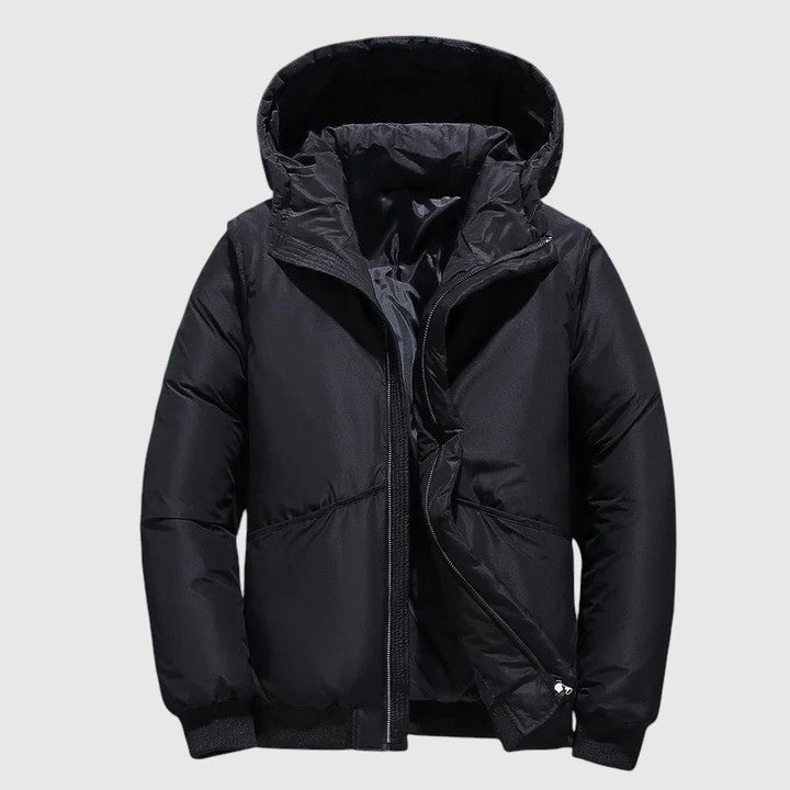 Josef - Prešita bunda s kapuco in odporna obdelava