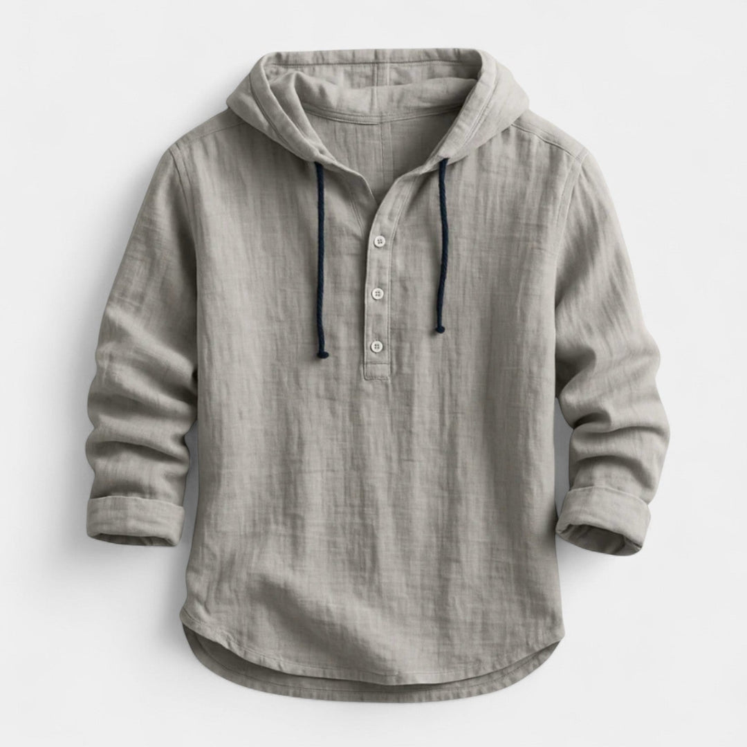 Adam – Lanena srajca s kapuco