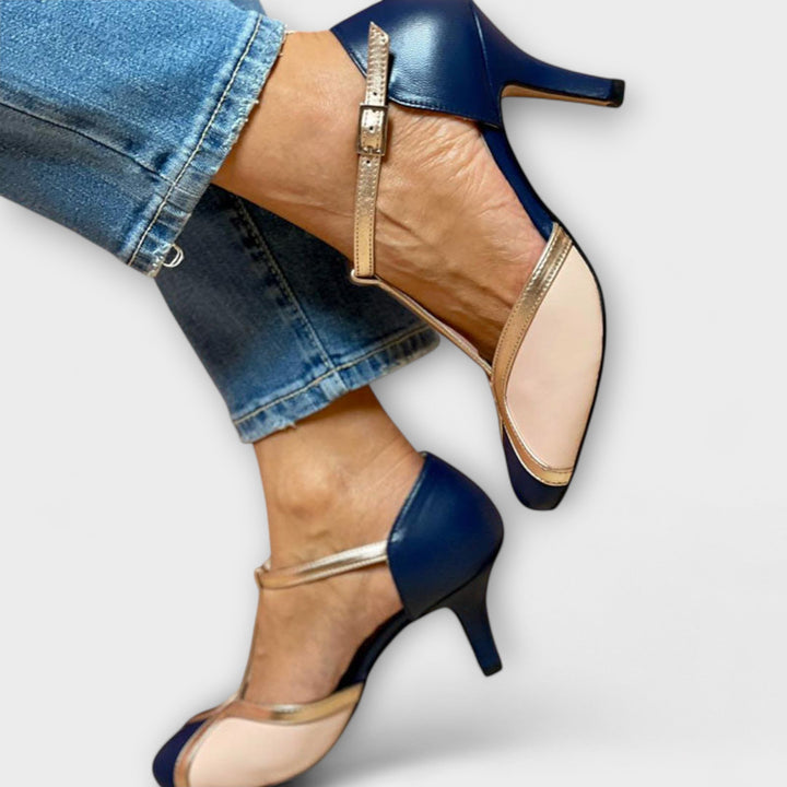 Magdaléna Sofistikovaná Čevlji T-Strap Vintage Klasični