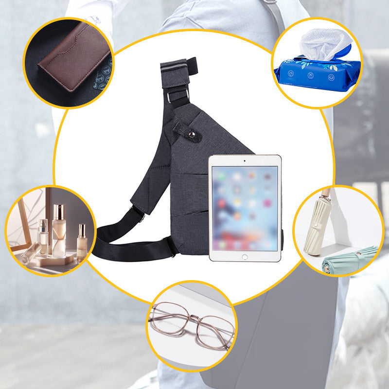 Cécile. - Torba čez ramo proti kraji