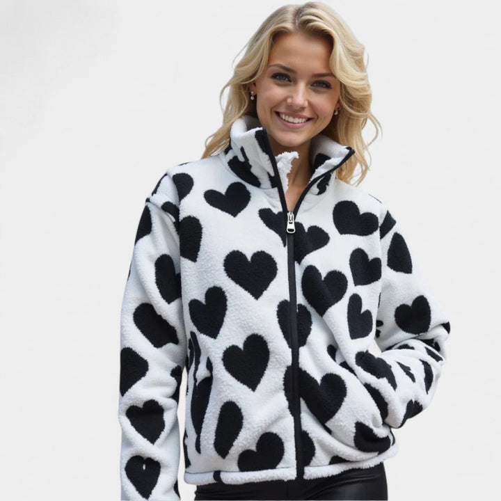 Katharina – Obrnjen plašč s srčki