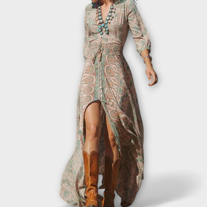Udobne Boho Maxi Oblačilo