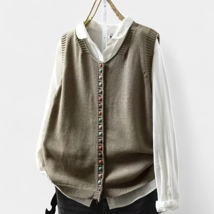 Karmen – Eleganten pleteni telovnik