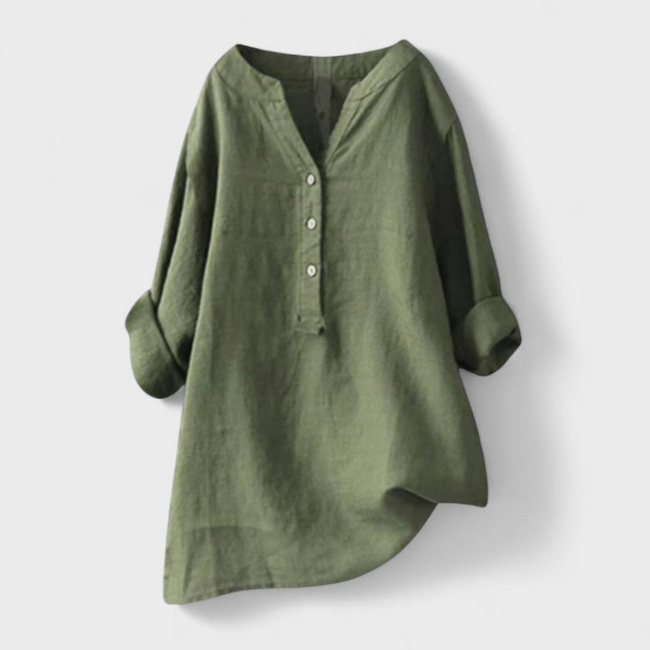 Freja - Udobna Srajca s Gumbi