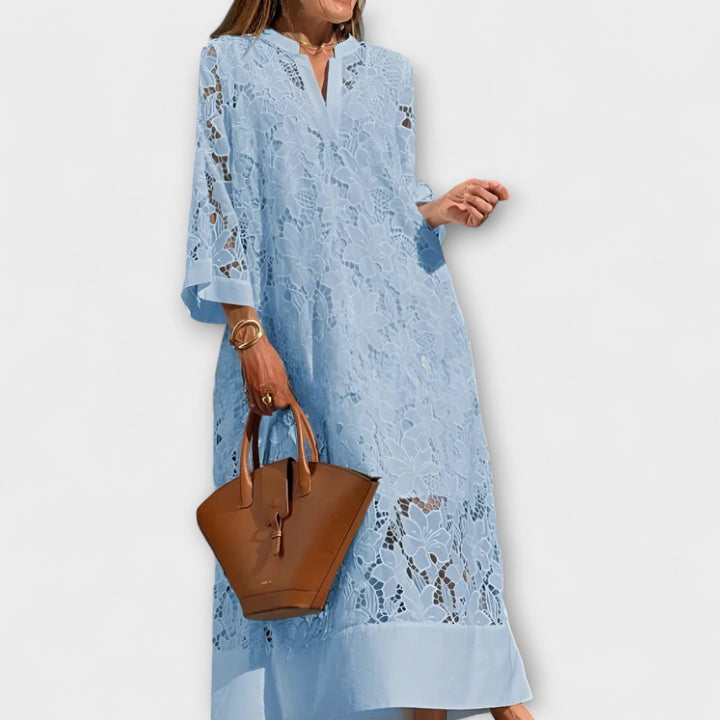 Valmere - Obleka z vezenjem Dahlia