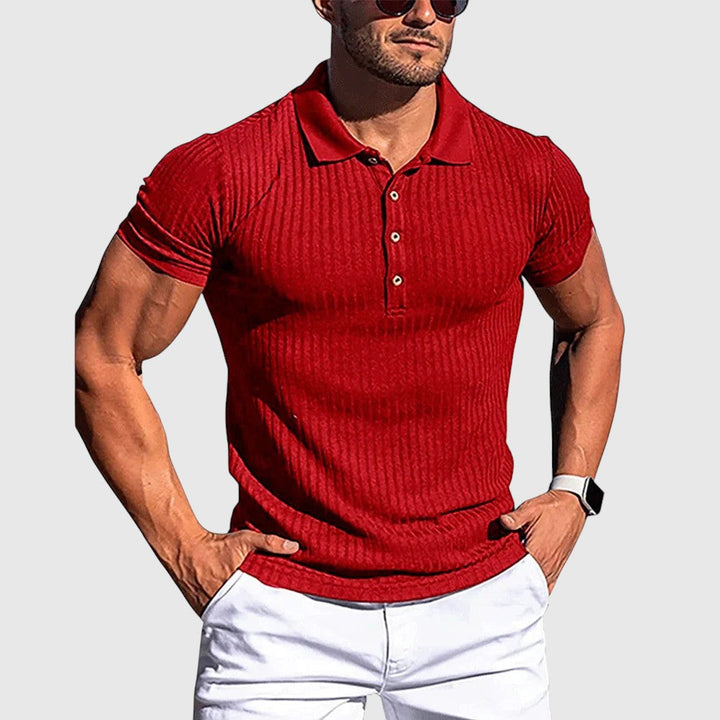 Libuše - Elegantna prugasta polo majica