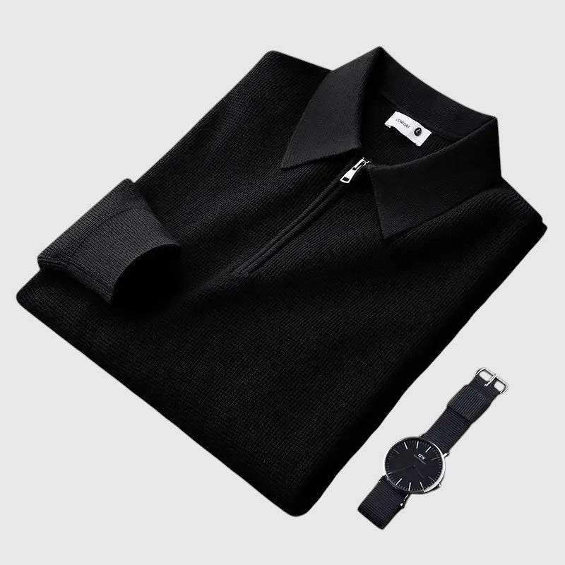 Libuše - Elegantna moška mikina z zadrgo