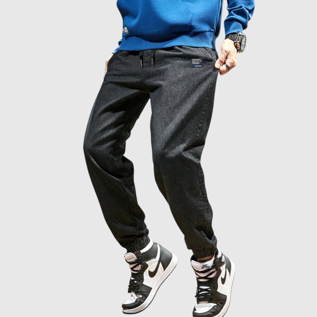 Elegantne jeans jogger hlače