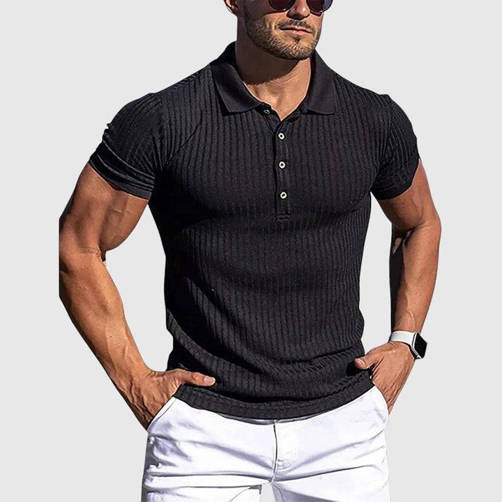 Libuše - Elegantna prugasta polo majica