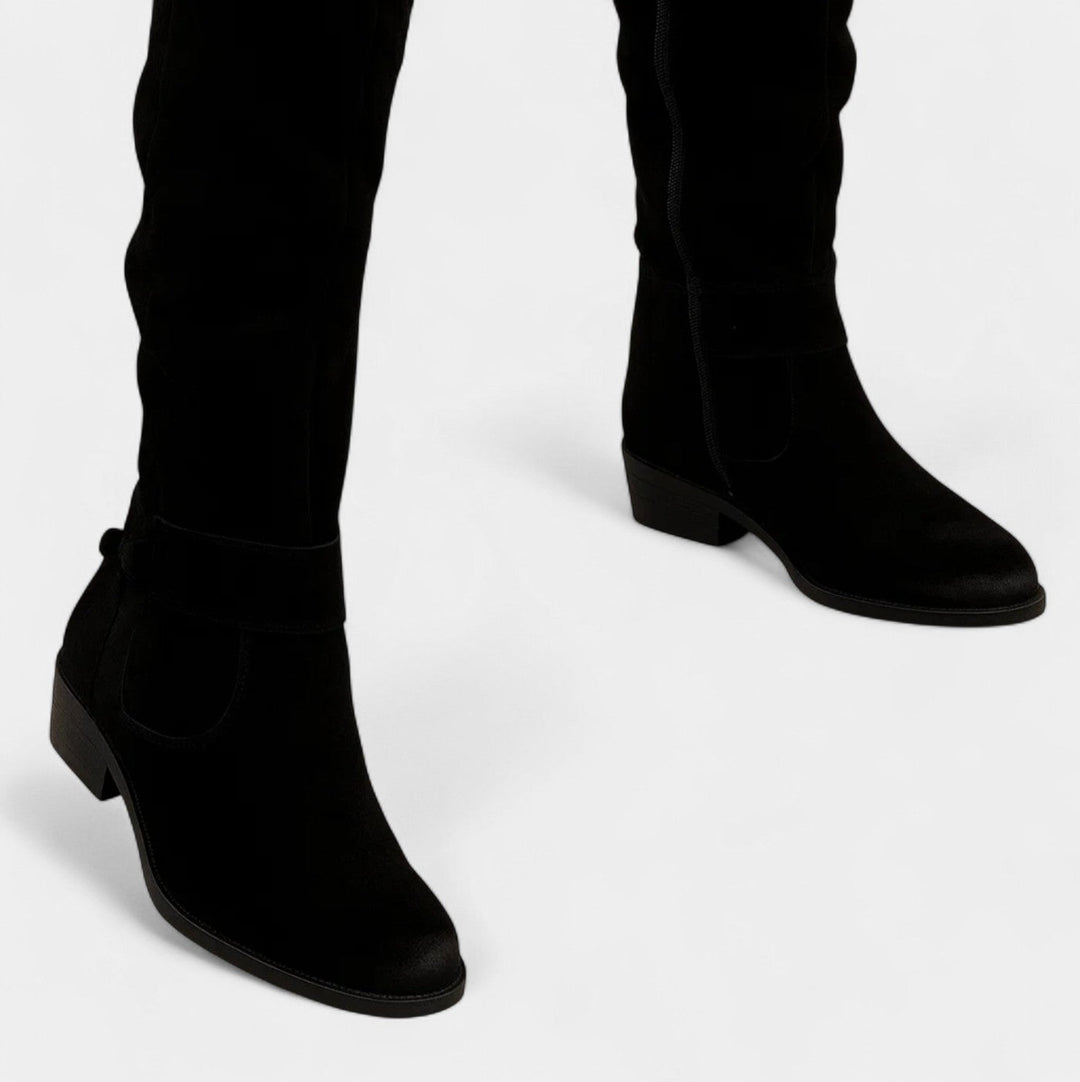 BelleVie – Elegantni semišasti škornji