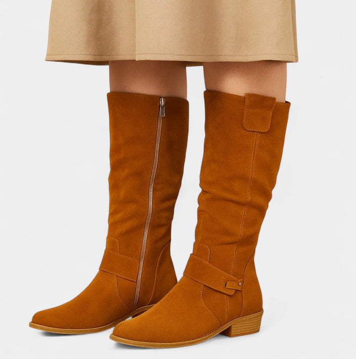 BelleVie – Elegantni semišasti škornji