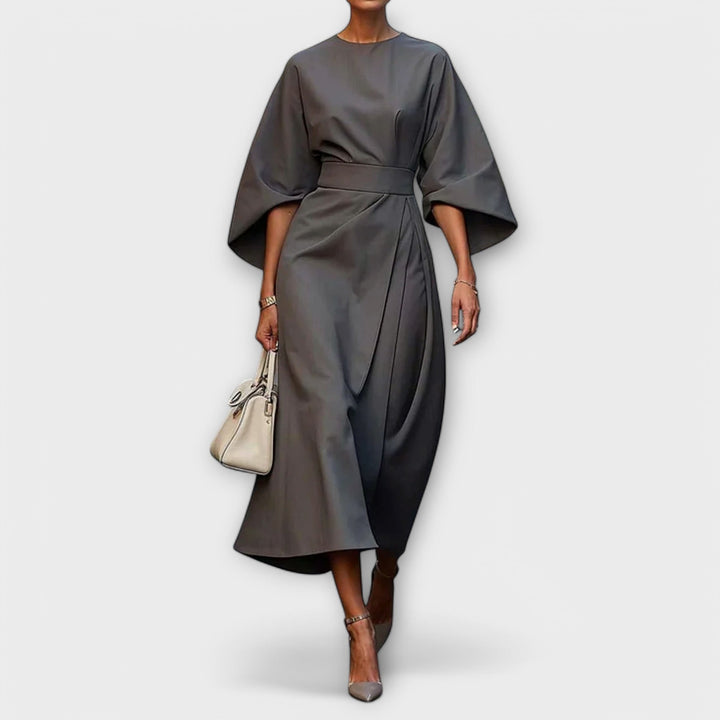 Sonia - Elegantna obleka s rokavi