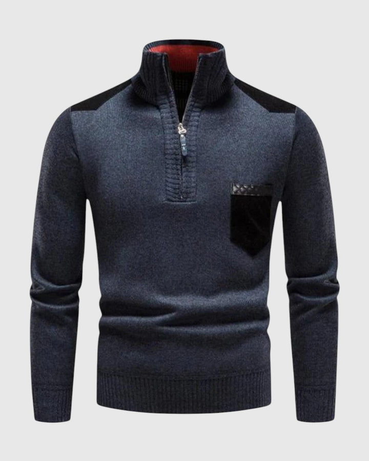 Libuše - Pulover iz volne z zadrgo