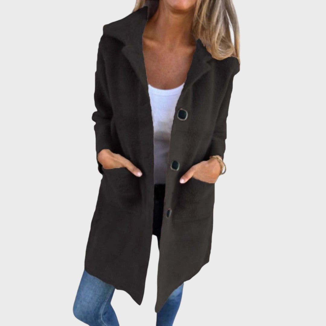 Karolína | Eleganten, grob plašč