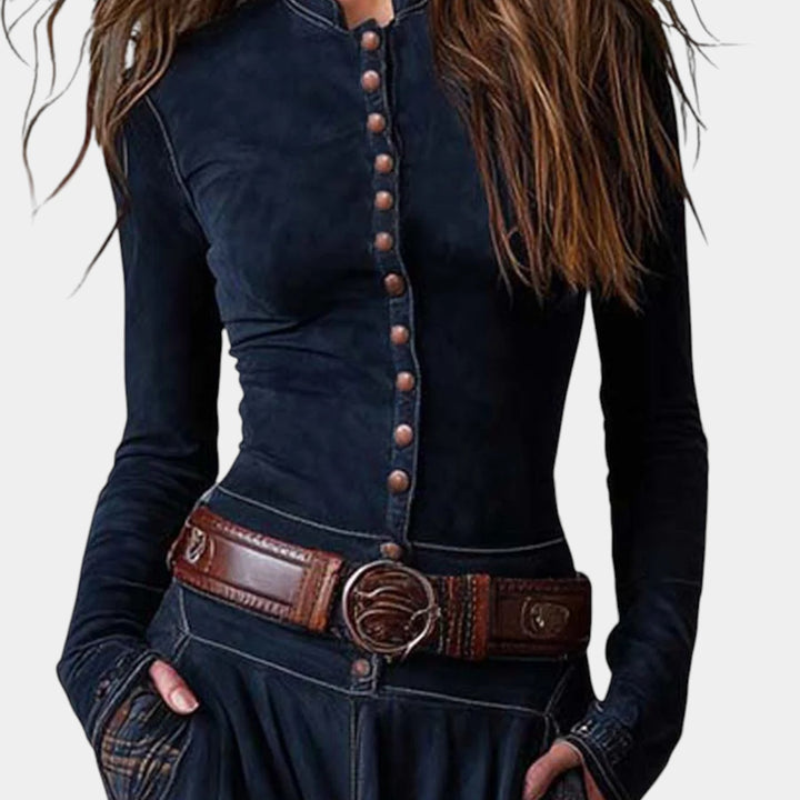 Helena – Vintage maxi obleka